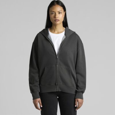 AS Colour Womens Relax Faded Zip Hoodie Thumbnail