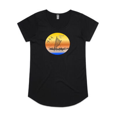 Matali'i Womens retro tshirt Thumbnail